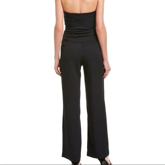 Ronny Kobo Ambre Strapless  Jumpsuit in Black - Picture 2 of 13